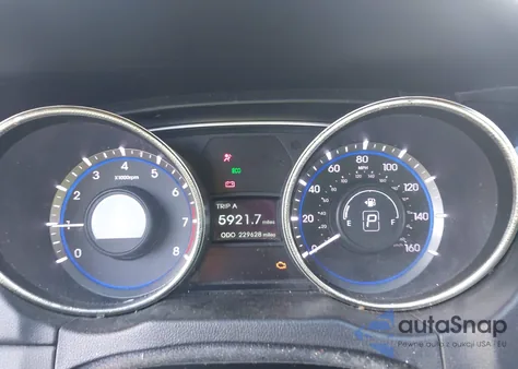 2013 Hyundai Sonata Se z USA, uszkodzony, nr VIN 5NPEC4AC8DH528343